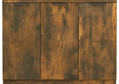 Servantă, stejar fumuriu, 90,5x30x70 cm, lemn prelucrat - 5/5