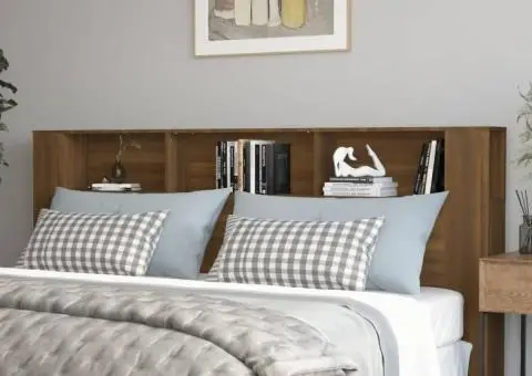 Dulap tăblie, stejar maro, 220x18,5x104,5 cm - 1/5