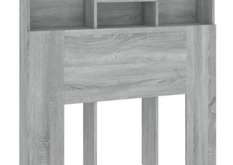 Dulap tăblie, gri sonoma, 100x19x103,5 cm - 2/5