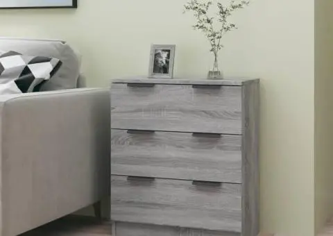 Dulap, sonoma gri, 60x30x70 cm, lemn prelucrat - 1/5