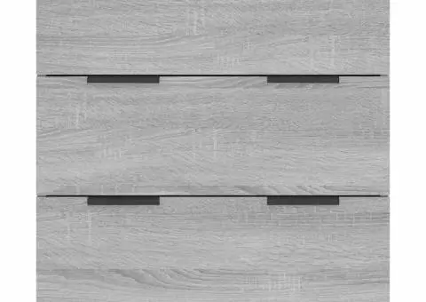 Dulap, sonoma gri, 60x30x70 cm, lemn prelucrat - 5/5