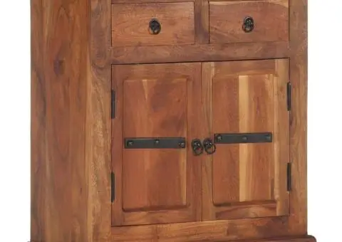 Servantă, 63 x 30 x 75 cm, lemn masiv de acacia - 1/5