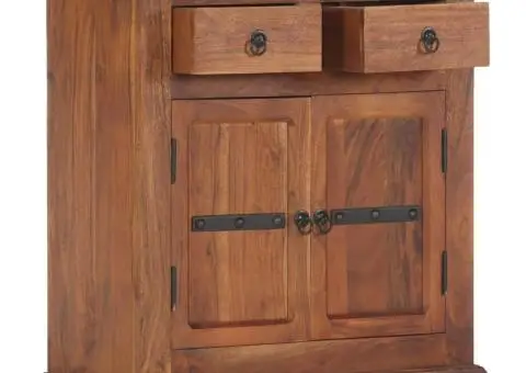 Servantă, 63 x 30 x 75 cm, lemn masiv de acacia - 2/5