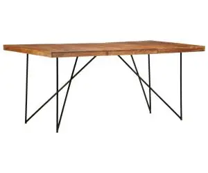 Masă de bucătărie, 180 x 90 x 76 cm, lemn masiv de acacia
