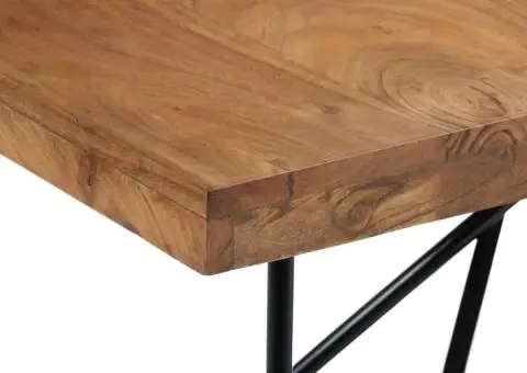 Masă de bucătărie, 180 x 90 x 76 cm, lemn masiv de acacia - 4/5