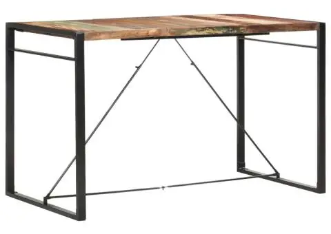 Masă de bar, 180 x 90 x 110 cm, lemn masiv reciclat - 1/5