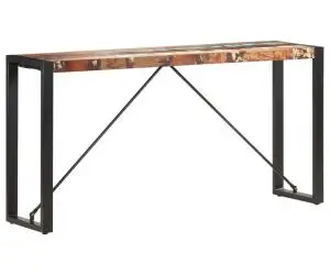 vidaXL Masă consolă, 150 x 35 x 76 cm, lemn masiv reciclat