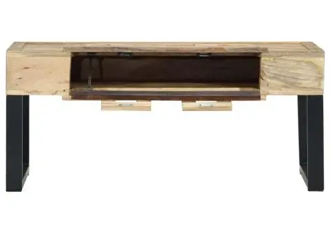 Măsuță de cafea stil casetă, 100x52x45 cm, lemn masiv de mango - 5/5