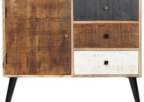 Servantă, 88x30x73 cm, lemn masiv de mango - 2/5