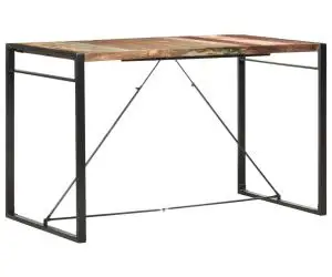 Masă de bar, 180 x 90 x 110 cm, lemn masiv reciclat