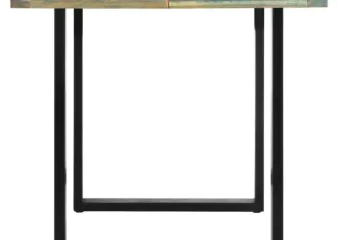 Masă de bucătărie, 160 x 80 x 75 cm, lemn masiv reciclat - 3/5