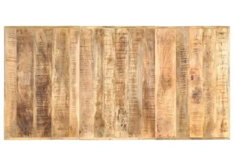 Masă de bucătărie, 180x90x76 cm, lemn masiv de mango nefinisat - 4/5