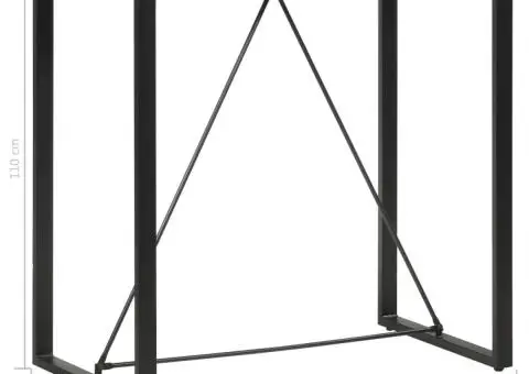 Masă de bar, 110 x 60 x 110 cm, lemn masiv de mango - 5/5