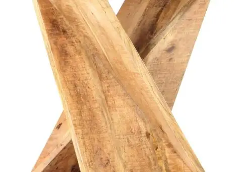 Masă laterală, 35 x 35 x 55 cm, lemn masiv de mango - 1/5