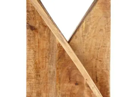 Masă laterală, 35 x 35 x 55 cm, lemn masiv de mango - 2/5