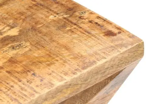 Masă laterală, 35 x 35 x 55 cm, lemn masiv de mango - 3/5