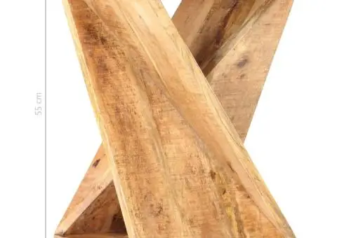 Masă laterală, 35 x 35 x 55 cm, lemn masiv de mango - 4/5