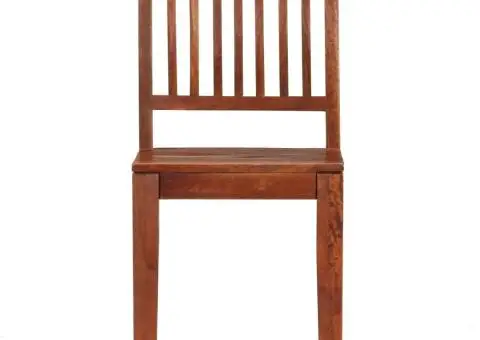 Scaune de bucătărie, 2 buc., lemn masiv de mango - 3/5