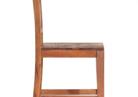 Scaune de bucătărie, 2 buc., lemn masiv de mango - 4/5