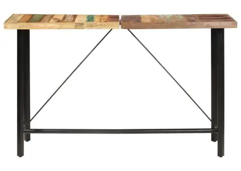 Masă de bar, 180 x 70 x 107 cm, lemn masiv reciclat - 2/5
