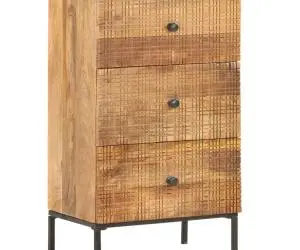 Dulap, 45x30x75 cm, lemn masiv de mango