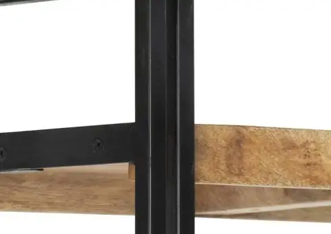 Bibliotecă cu 5 rafturi, 90 x 30 x 180 cm, lemn masiv de mango - 4/5