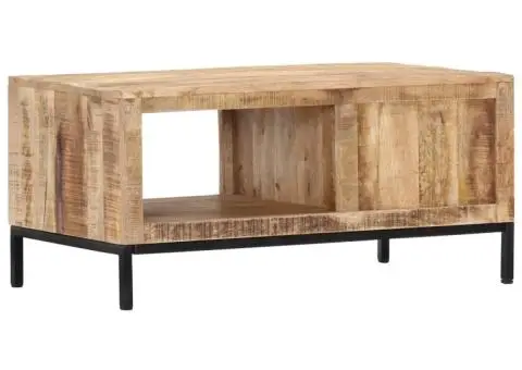 Măsuță de cafea, 88 x 50 x 42 cm, lemn masiv de mango - 3/5