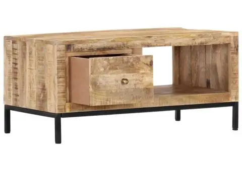 Măsuță de cafea, 88 x 50 x 42 cm, lemn masiv de mango - 4/5