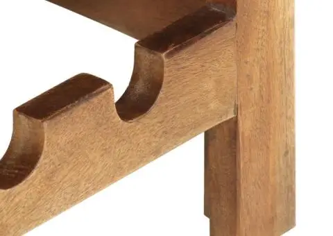 Dulap sticle de vin, 40x30x80 cm, lemn masiv de acacia - 5/5