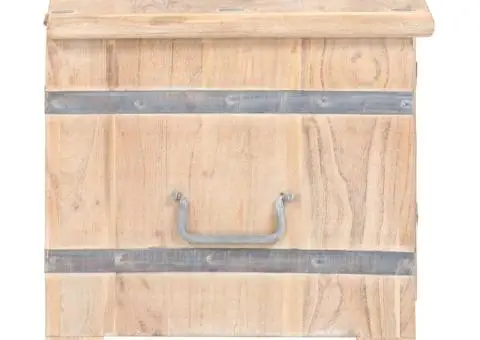 Cufăr, 90 x 40 x 40 cm, lemn masiv de acacia - 4/5