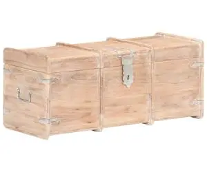 Cufăr de depozitare, 90 x 40 x 40 cm, lemn masiv de acacia