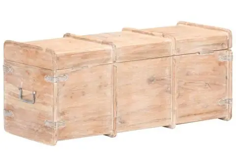 Cufăr de depozitare, 90 x 40 x 40 cm, lemn masiv de acacia - 5/5