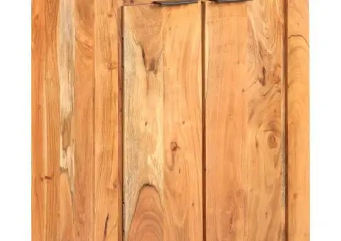 Servantă, 59 x 33 x 75 cm, lemn masiv de acacia - 1/5