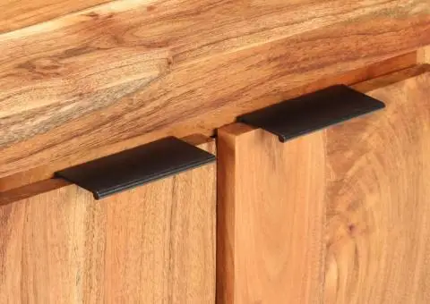 Servantă, 59 x 33 x 75 cm, lemn masiv de acacia - 5/5