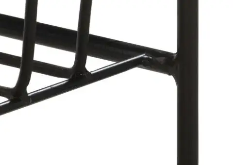 Suport pentru reviste, 40x30x50 cm, lemn masiv de mango și oțel - 5/5