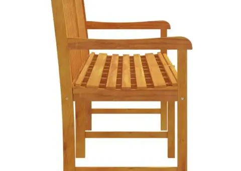 Bancă de grădină, 219 cm, lemn masiv de acacia - 4/5