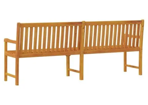 Bancă de grădină, 219 cm, lemn masiv de acacia - 5/5