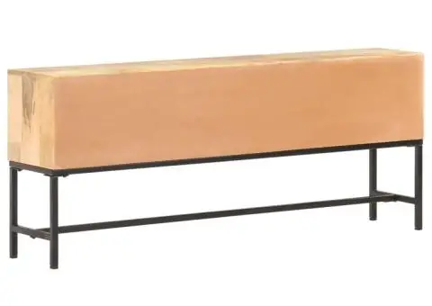 Dulap, 145 x 30 x 60 cm, lemn masiv de mango - 2/5