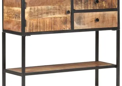 Servantă, 85 x 30 x 80 cm, lemn de mango nefinisat - 1/5