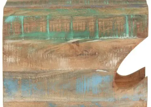 Suport bicicletă de perete, 35 x 25 x 25 cm lemn masiv reciclat - 3/5