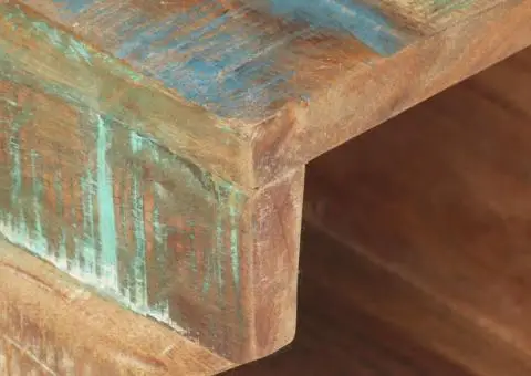 Suport bicicletă de perete, 35 x 25 x 25 cm lemn masiv reciclat - 5/5