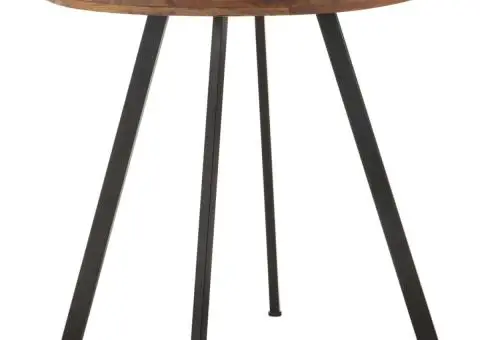 Masă de bucătărie, 80 cm, lemn masiv reciclat - 1/5