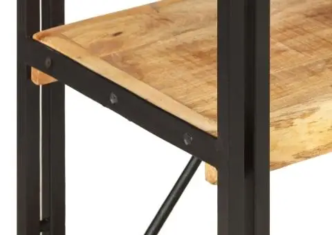 Bibliotecă cu 3 niveluri, 60x30x80 cm, lemn masiv de mango - 4/5