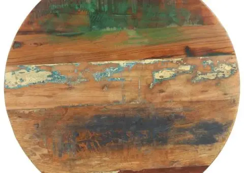 Masă laterală, 48x48x56 cm, lemn masiv reciclat - 3/5