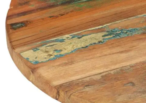 Masă laterală, 48x48x56 cm, lemn masiv reciclat - 4/5