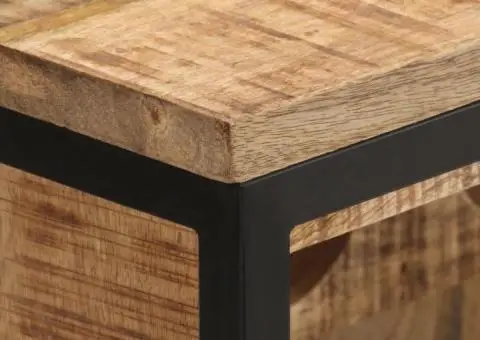 Dulap vinuri, 62 x 33 x 78,5 cm, lemn de mango nefinisat - 4/5