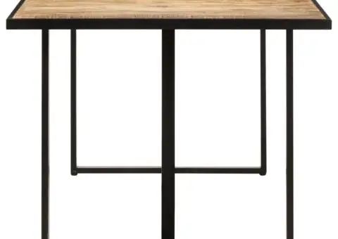 Masă de bucătărie, 160 cm, lemn de mango nefinisat - 3/5