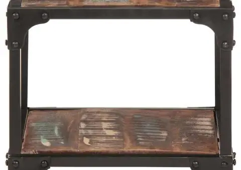 Măsuță de cafea, 40 x 40 x 36, lemn masiv de reciclat - 5/5