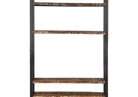 Bibliotecă, 118x30x200 cm, lemn masiv de acacia - 5/5