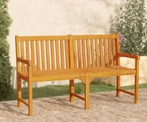 Bancă pentru grădină, 150 cm, lemn masiv de acacia